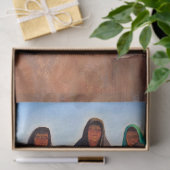 Papier Mousseline Des regards de la maison par Maynard Dixon (Cadeau)