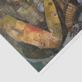 Papier Mousseline Des Rois Étrangers Hommes Sous La Mer Collage Déco (Détail)