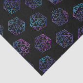 Papier Mousseline Dés RPG | Joueur de rôle Nebula Old School Tablett (Détail)