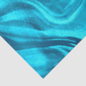 Papier Mousseline Des Tons De Marbre Bleu Coloré (Détail)