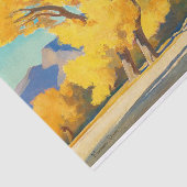 Papier Mousseline Desert Cottonwoods, Arizona par Maynard Dixon (Détail)