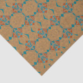 Papier Mousseline Désert du Sud-Ouest Indien Star Man Design Art (Détail)