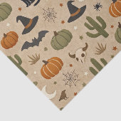 Papier Mousseline Desert Green Cactus Halloween (Détail)