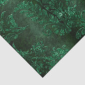 Papier Mousseline Design 1 de la série Velvet vert (Détail)