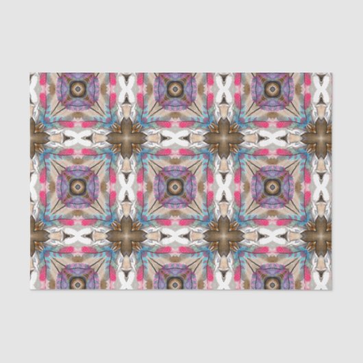 Papier Mousseline Design abstrait de l'aquarelle sud-est (Recto)