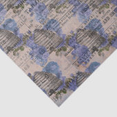 Papier Mousseline Design Blue Bee Series 3 (Détail)