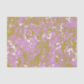 Papier Mousseline Design botanique Abstrait rose (Recto)