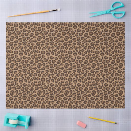 Papier Mousseline Design classique série Leopard 12 (Artisanat)