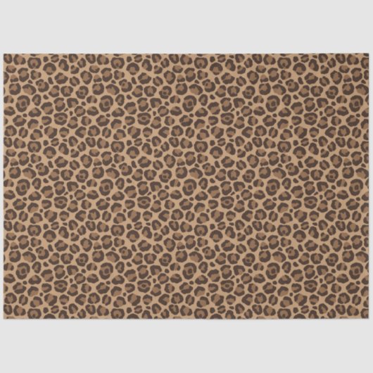 Papier Mousseline Design classique série Leopard 12 (Recto)