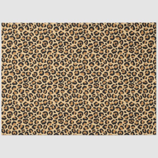 Papier Mousseline Design classique série Leopard 6 (Recto)