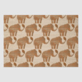 Papier Mousseline Design d'art tribal des éléphants (Recto)