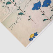 Papier Mousseline Design de fleurs anciennes - Papier Tissu pour l'a (Détail)