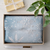 Papier Mousseline Design de flocon de neige d'hiver - Personnaliser (Cadeau)