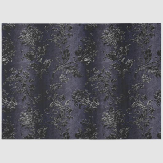 Papier Mousseline Design de la série Black Velvet 8 (Recto)