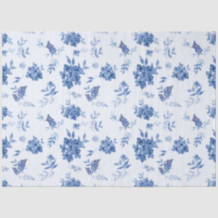 Papier Mousseline Design de la série Blue Watercolor 10