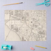 Papier Mousseline Design de la série City Map 11 (Artisanat)