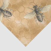 Papier Mousseline Design de la série d'abeilles miel 6 (Détail)