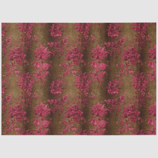 Papier Mousseline Design de la série Velvet Bourgogne 6 (Recto)