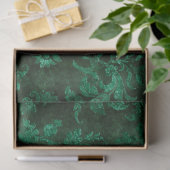 Papier Mousseline Design de la série Velvet vert 7 (Cadeau)