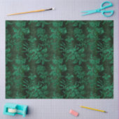 Papier Mousseline Design de la série Velvet vert 7 (Artisanat)