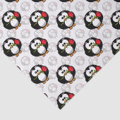 Papier Mousseline Design de Motif de surface de pingouin mou Imprime (Détail)