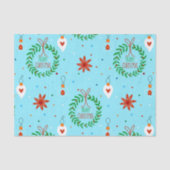 Papier Mousseline Design de Noël (Recto)