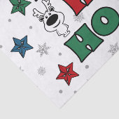 Papier Mousseline Design de Noël Ho-Ho-Ho (Détail)