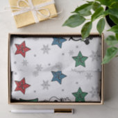 Papier Mousseline Design de Noël Ho-Ho-Ho (Cadeau)