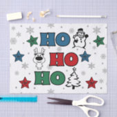Papier Mousseline Design de Noël Ho-Ho-Ho (Artisanat)
