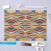 Papier Mousseline Design de style en verre transparent opaque géomét (Artisanat)