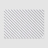 Papier Mousseline Design élégant à rayures noires (Recto)