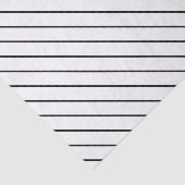 Papier Mousseline Design élégant à rayures noires (Détail)