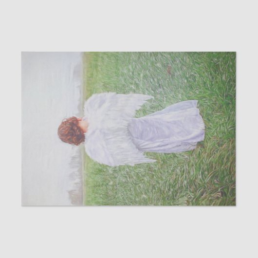 Papier Mousseline Design élégant Angel Art (Recto)