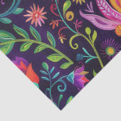 Papier Mousseline Design floral lunaire (Détail)