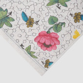 Papier Mousseline Design floral pour Textile imprimé Pl VIII (Détail)