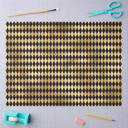 Papier Mousseline Design gothique Gold Series 18 (Artisanat)