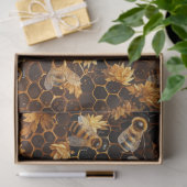 Papier Mousseline Design Honeypeb Bee Series 14 (Cadeau)