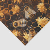 Papier Mousseline Design Honeypeb Bee Series 14 (Détail)
