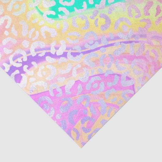 Papier Mousseline Design Iridescendant Leopard Series 3 (Détail)