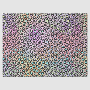 Papier Mousseline Design Iridescendant Leopard Series 6