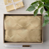 Papier Mousseline Design Leopard bleu et or série 13 (Cadeau)