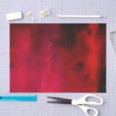 Papier Mousseline Design moderne rouge (Artisanat)