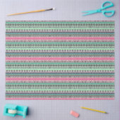 Papier Mousseline Design motif aztèque coloré (Artisanat)