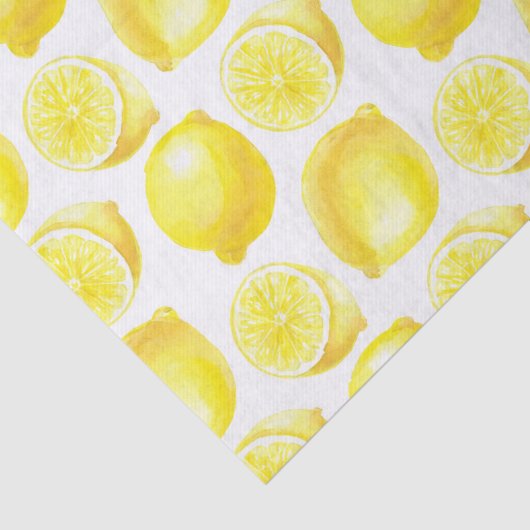Papier Mousseline Design motif citron (Détail)