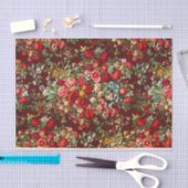 Papier Mousseline Design Motif de découpage à fleurs florales (Artisanat)