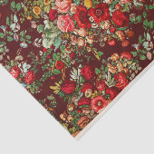 Papier Mousseline Design Motif de découpage à fleurs florales (Détail)