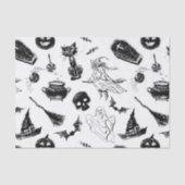 Papier Mousseline Design motif d'Halloween (Recto)