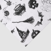 Papier Mousseline Design motif d'Halloween (Détail)