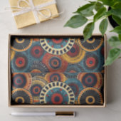 Papier Mousseline Design Motif ethnique africain élégant (Cadeau)