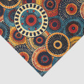 Papier Mousseline Design Motif ethnique africain élégant (Détail)